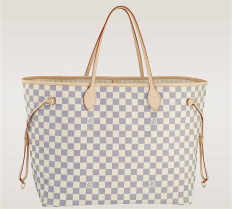 louis vuitton gray and white checkered bag|louis vuitton neverfull mm used.